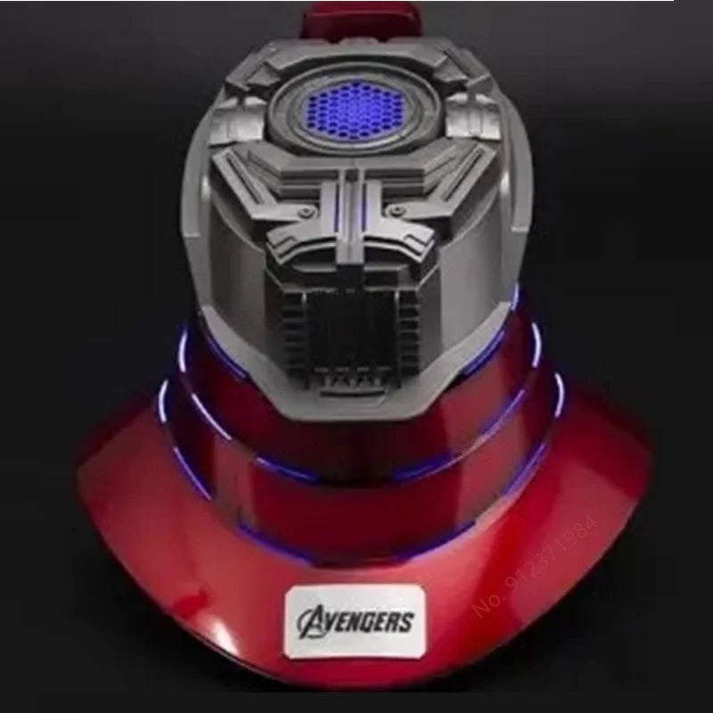 NEW Iron Man Helmet Ironman Autoking 1/1 Mk5 Helmet Remote & Voice Control Cosplay Light Led Iron Man Pvc Action Figure Toys