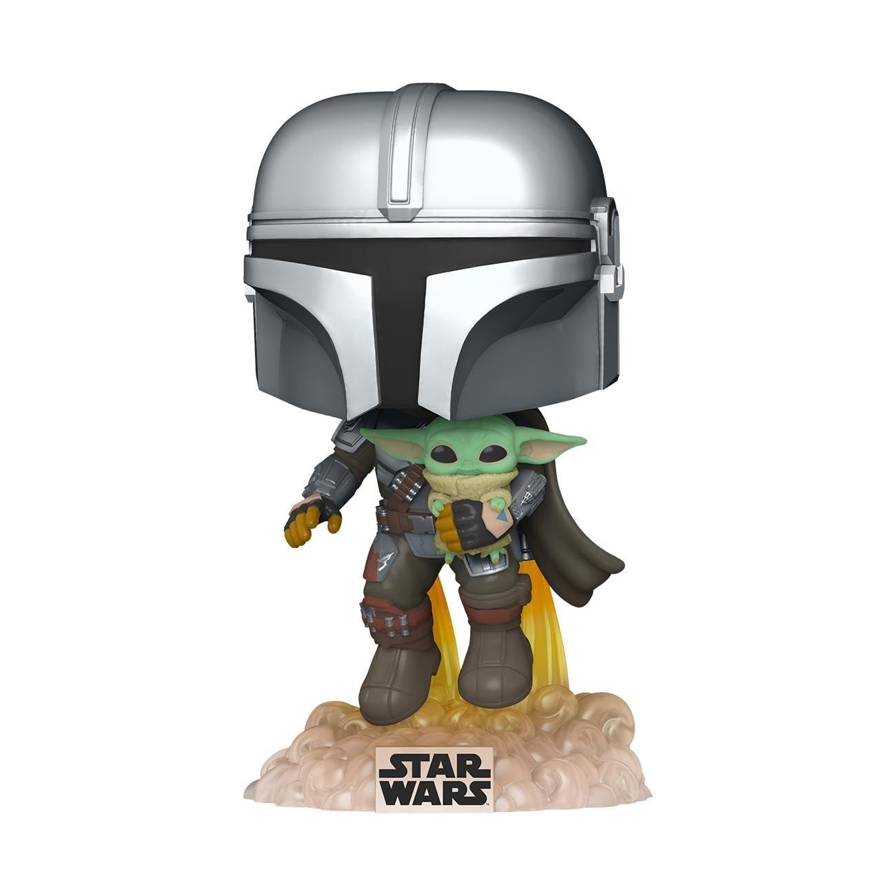 Funko Pop - The Mandalorian - Mandalorian Flying with Grogu