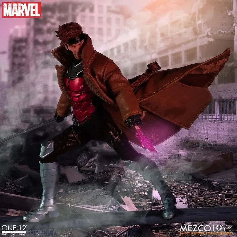 Marvel Mezco 1/12 Scale Classic American Tv Series X-Men Role Card King Full Set 6inch Action Figure Model Doll Birthday Gift