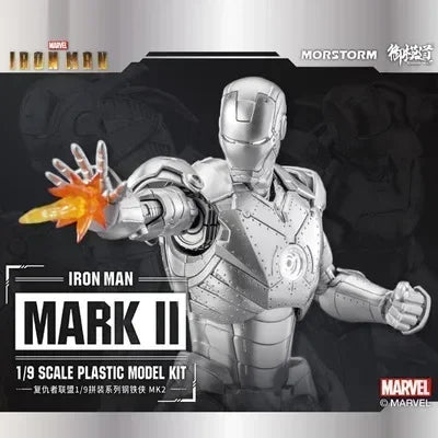 MORSTORM E-Model Marvel Iron Man MK50 49 46 47 43 MK7 Iron SpiderMan Deluxe 1/9 Scale Action Figure Assembled Model Gift Toy