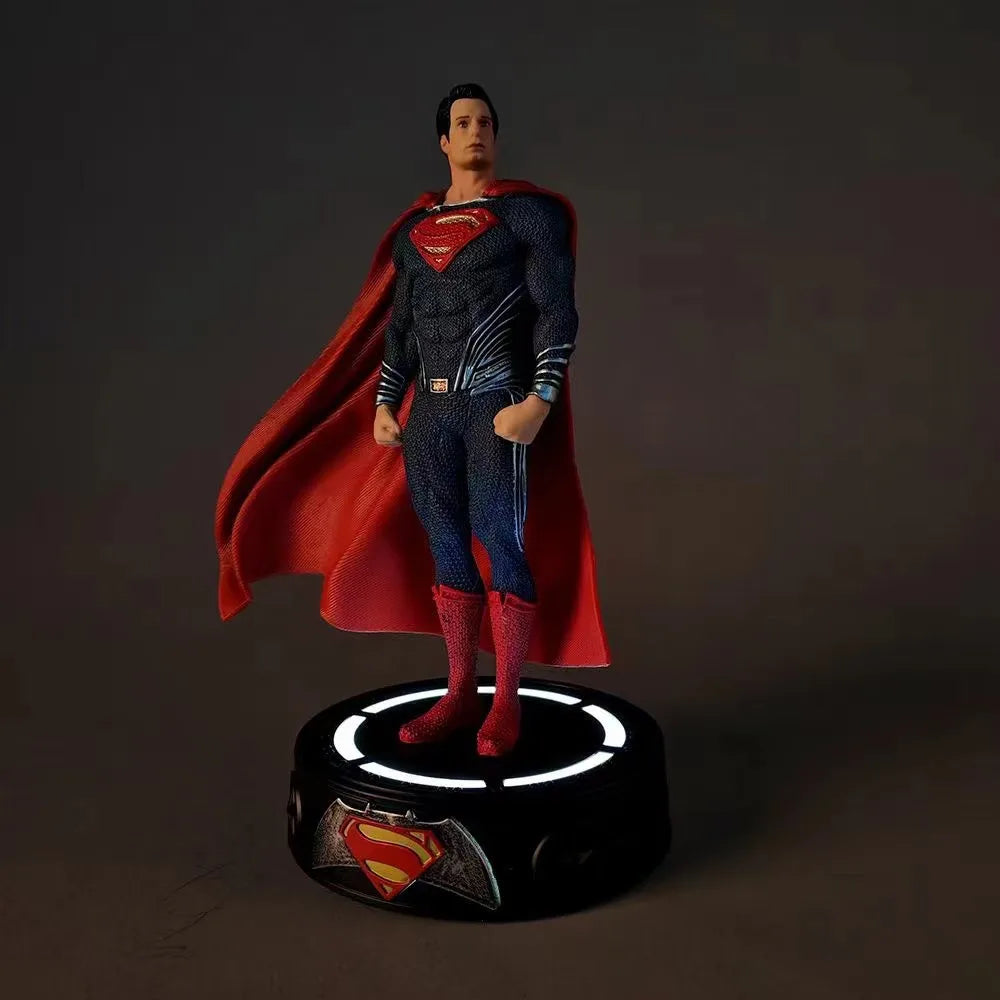 Justice League DC Statues Superman Batman Reloaded Wonder Woman Luminous Base Figure Model Ornament Decoration Gift