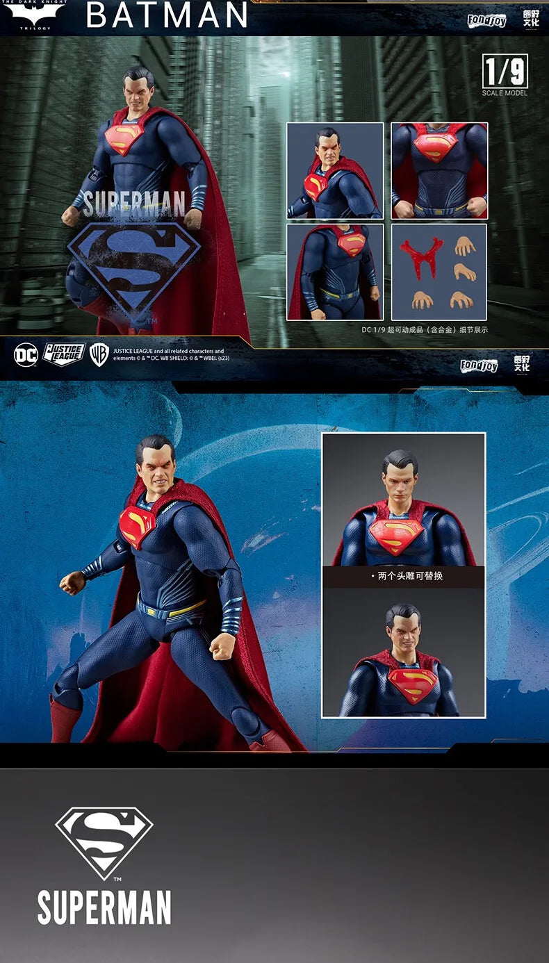 DC Originals Justice League Action Figure Superman Batman Wonder Woman Aquaman Mera Anime Figures Collectble Models Toys Gift