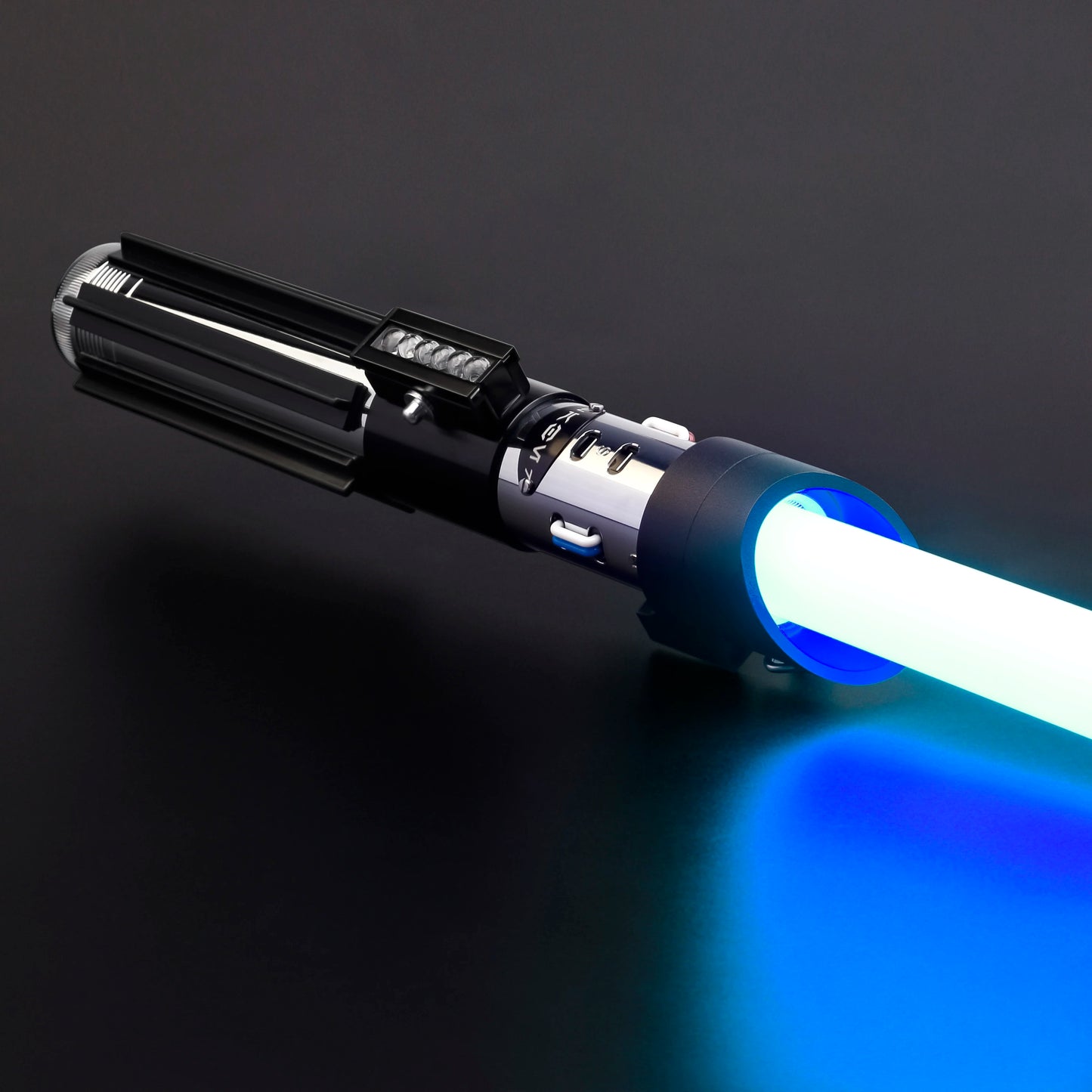 TXQSABER Darth Vader RGB Pixel heavy dueling laser sword Smooth Swing Metal Handle lightsaber Cosplay 12 Colors foc dueling