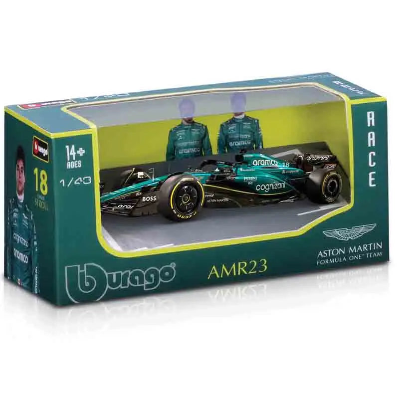 F1 COLLECTION 1:43 Aston Martin AMR23 Mercedes W14 Red Bull RB19 Miami GP Ferrari SF23 Alpine A523 F1 Model Formula Car Static Racing