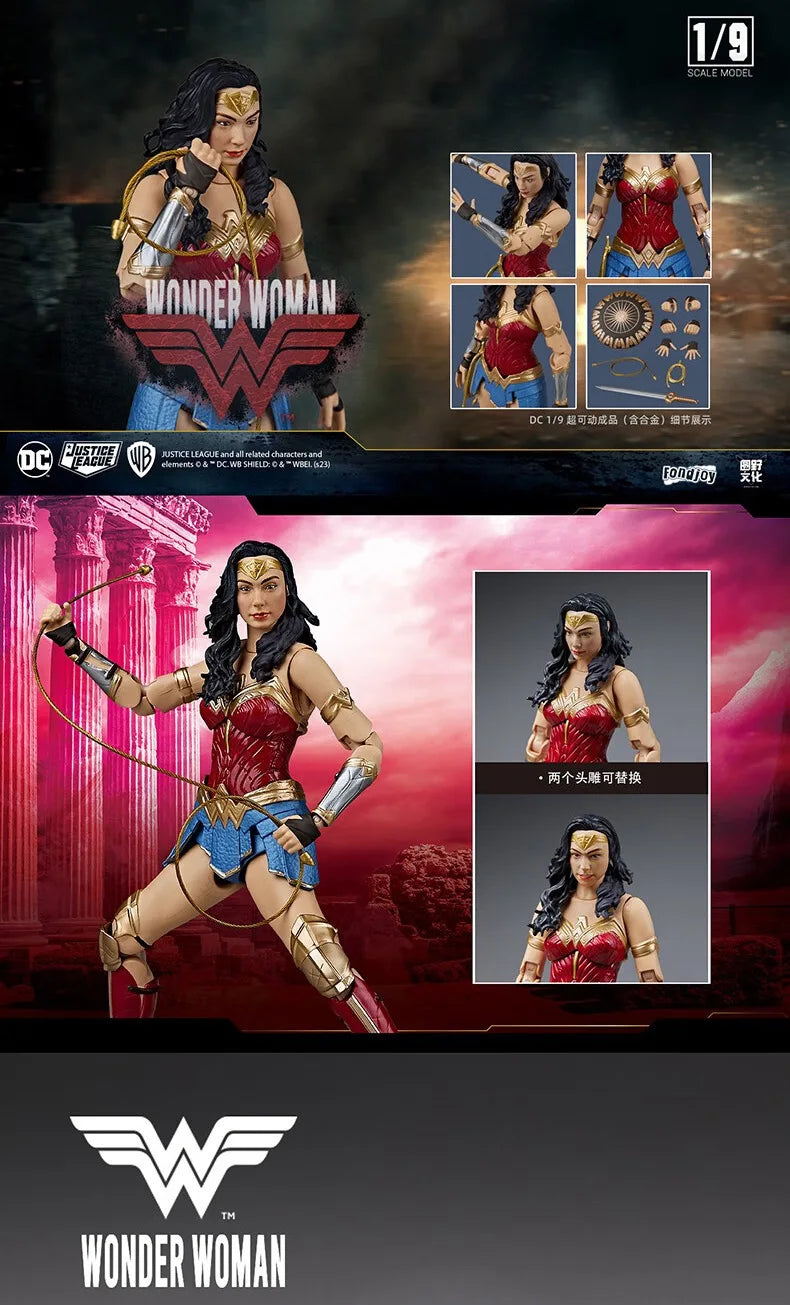 DC Originals Justice League Action Figure Superman Batman Wonder Woman Aquaman Mera Anime Figures Collectble Models Toys Gift