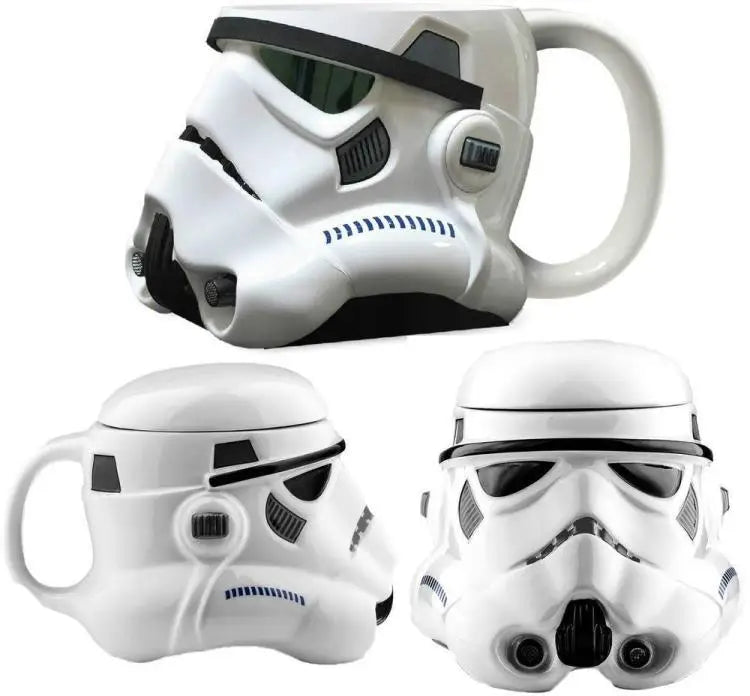 Star Wars 3D Ceramic Mug Darth Vader Imperial Stormtrooper Coffee Mug Star Wars Mug Office Creative Water Cup