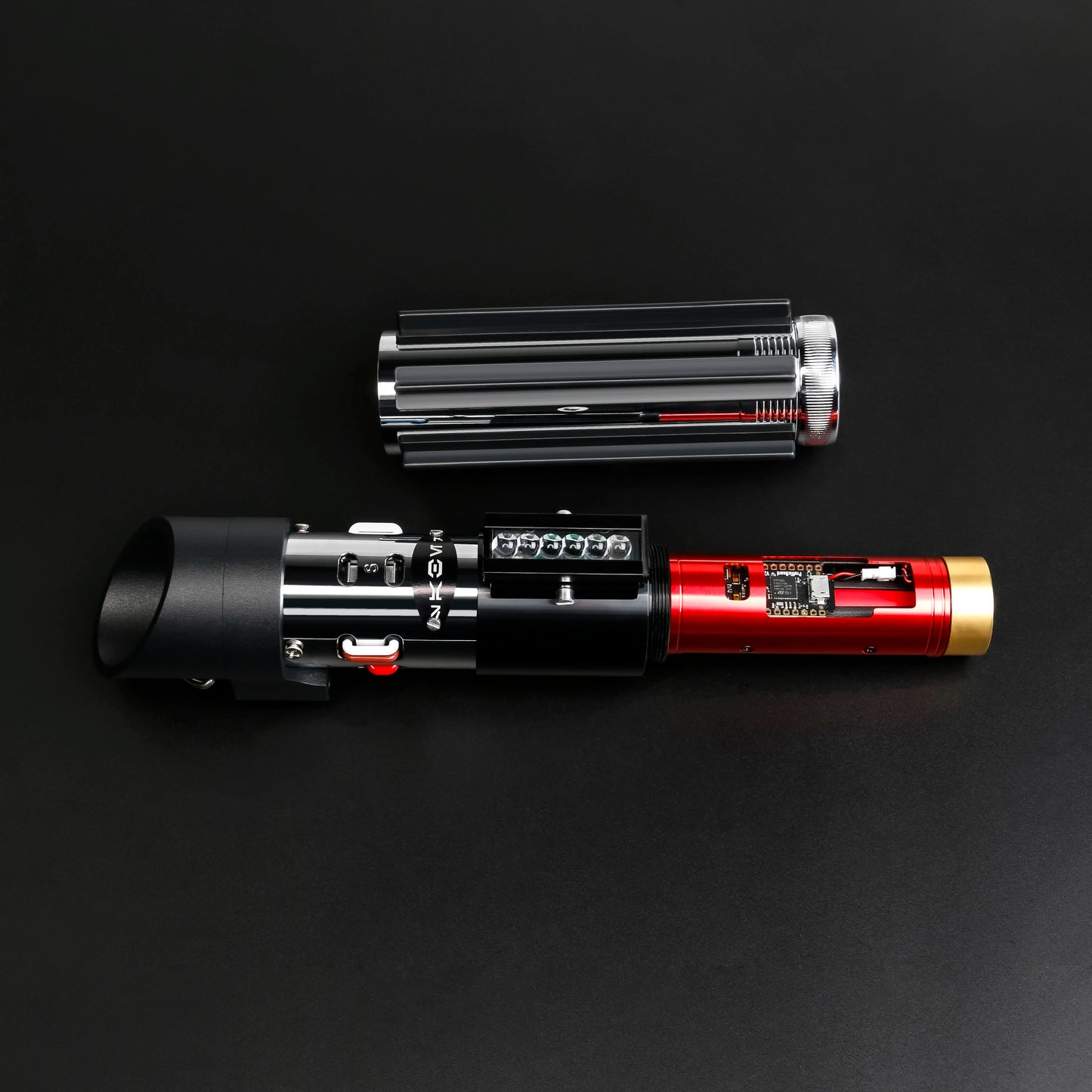 TXQSABER Darth Vader RGB Pixel heavy dueling laser sword Smooth Swing Metal Handle lightsaber Cosplay 12 Colors foc dueling