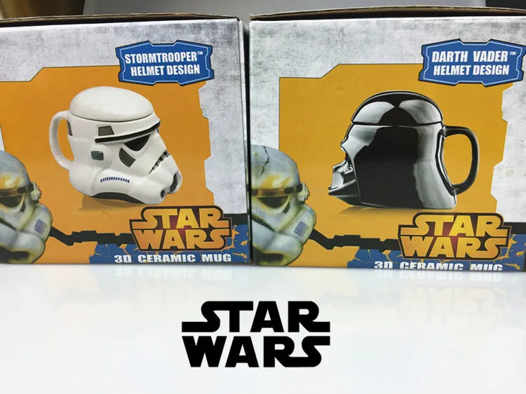 Star Wars 3D Ceramic Mug Darth Vader Imperial Stormtrooper Coffee Mug Star Wars Mug Office Creative Water Cup