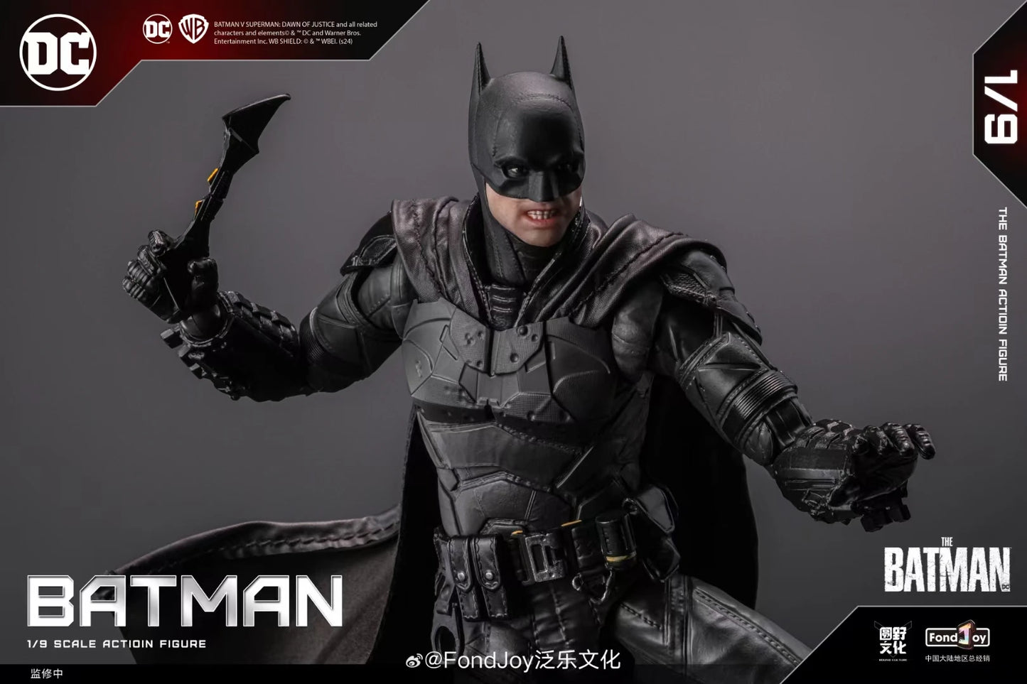 2022 The Batman Robert Pattinson DC / Bruce Wayne Superman Action Figure