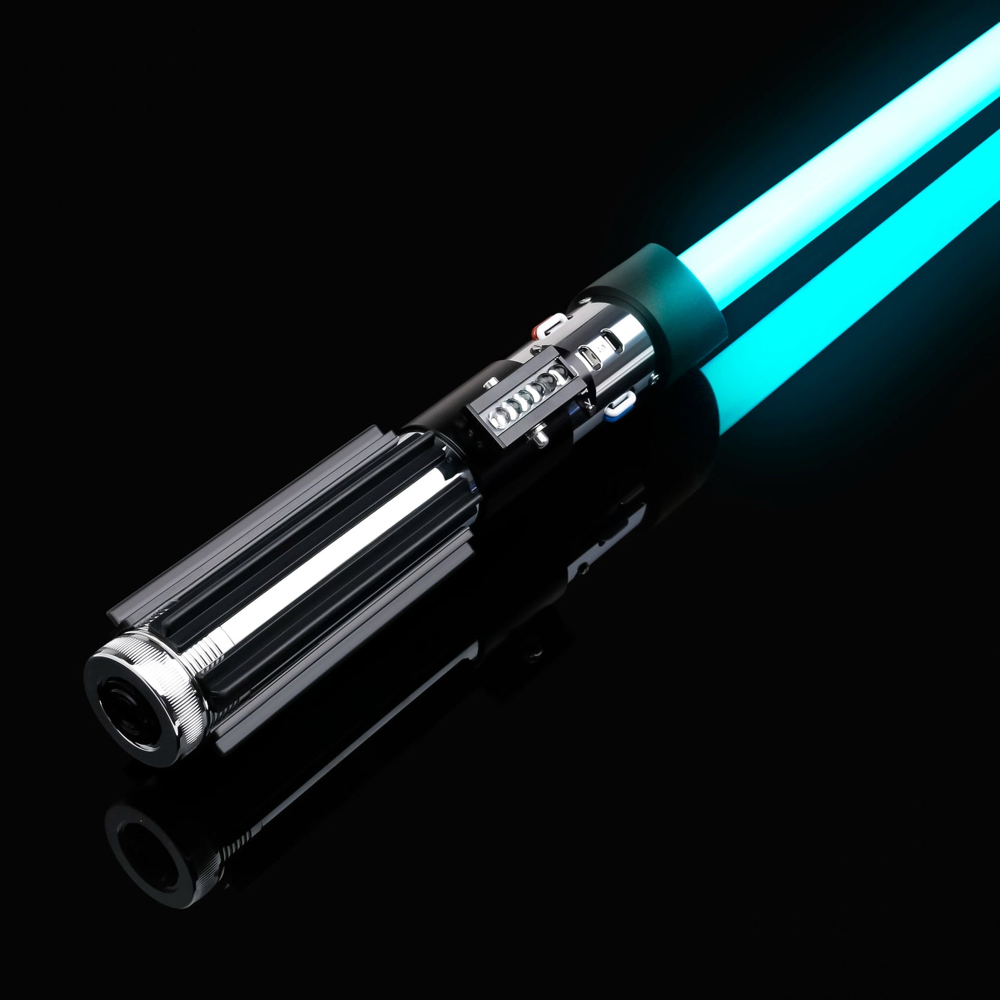 TXQSABER Darth Vader RGB Pixel heavy dueling laser sword Smooth Swing Metal Handle lightsaber Cosplay 12 Colors foc dueling