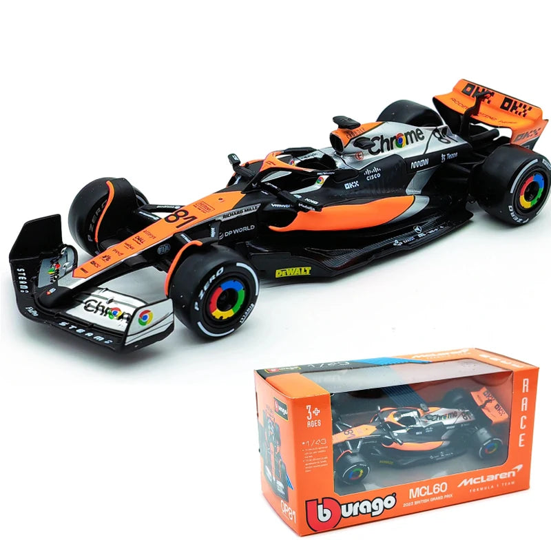 F1 COLLECTION 1:43 Aston Martin AMR23 Mercedes W14 Red Bull RB19 Miami GP Ferrari SF23 Alpine A523 F1 Model Formula Car Static Racing