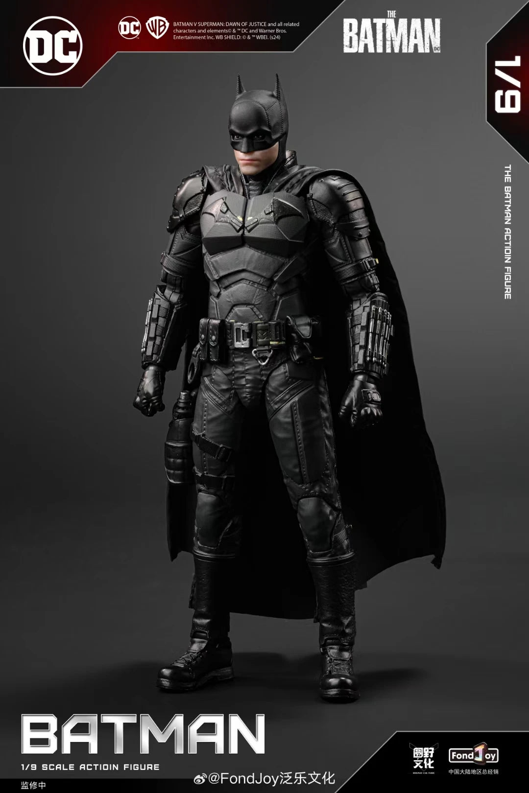 2022 The Batman Robert Pattinson DC / Bruce Wayne Superman Action Figure