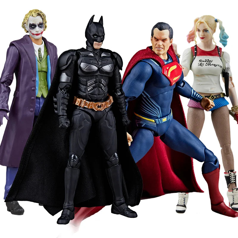 DC Originals Justice League Action Figure Superman Batman Wonder Woman Aquaman Mera Anime Figures Collectble Models Toys Gift