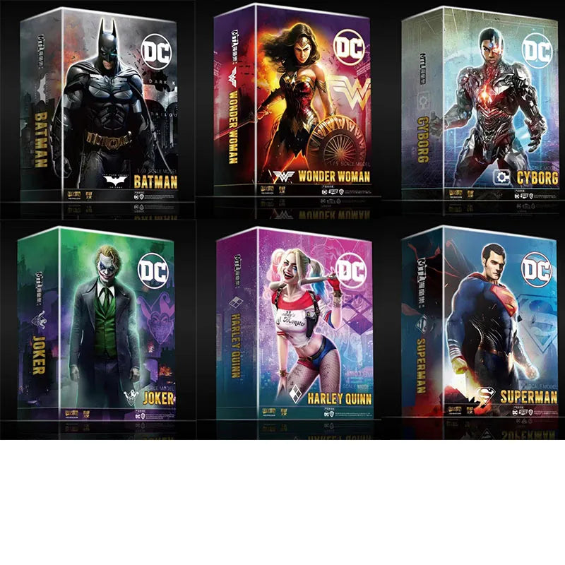 DC Originals Justice League Action Figure Superman Batman Wonder Woman Aquaman Mera Anime Figures Collectble Models Toys Gift