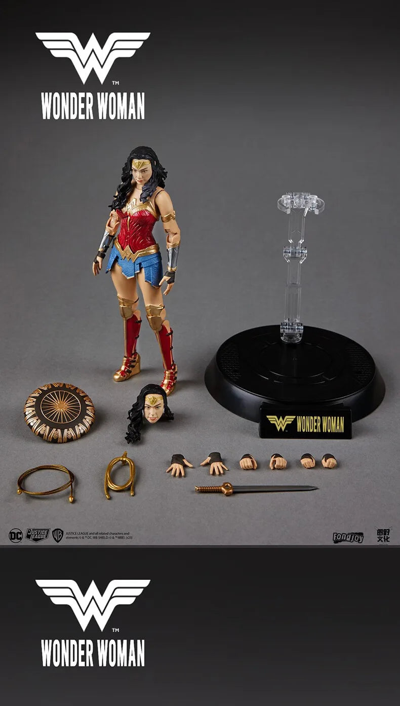 DC Originals Justice League Action Figure Superman Batman Wonder Woman Aquaman Mera Anime Figures Collectble Models Toys Gift