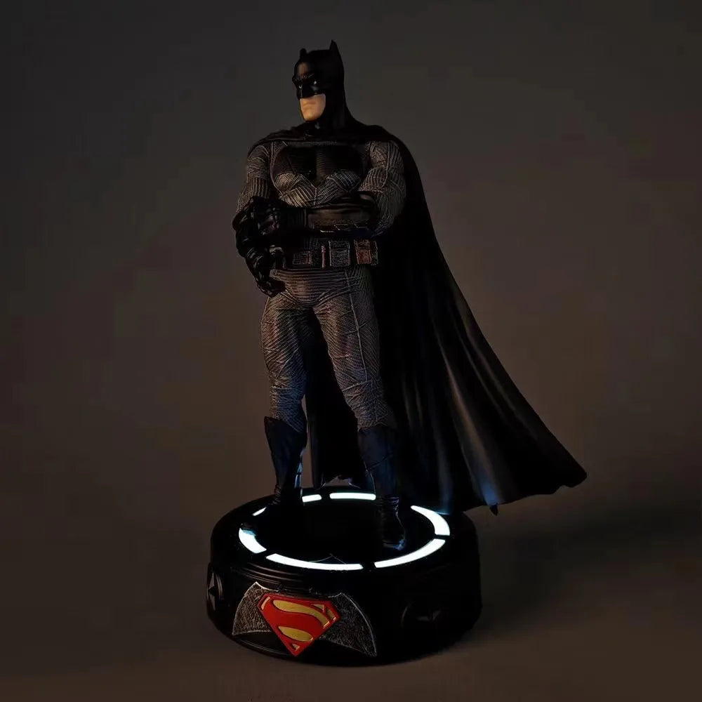 Justice League DC Statues Superman Batman Reloaded Wonder Woman Luminous Base Figure Model Ornament Decoration Gift
