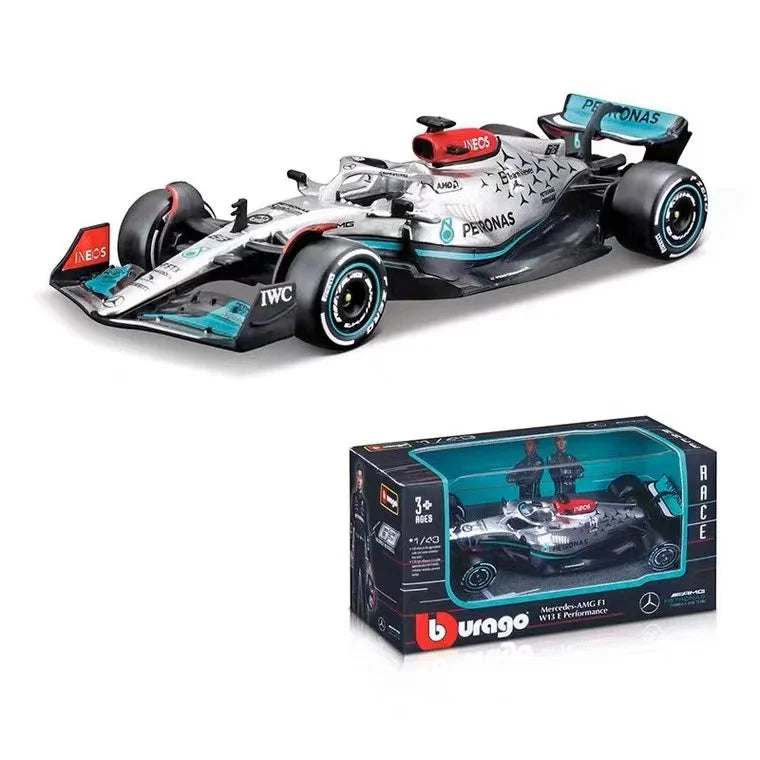 F1 COLLECTION 1:43 Aston Martin AMR23 Mercedes W14 Red Bull RB19 Miami GP Ferrari SF23 Alpine A523 F1 Model Formula Car Static Racing