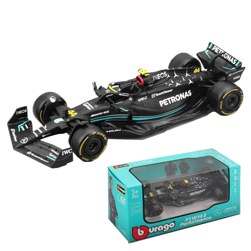 F1 COLLECTION 1:43 Aston Martin AMR23 Mercedes W14 Red Bull RB19 Miami GP Ferrari SF23 Alpine A523 F1 Model Formula Car Static Racing