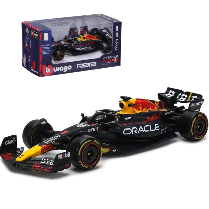 F1 COLLECTION 1:43 Aston Martin AMR23 Mercedes W14 Red Bull RB19 Miami GP Ferrari SF23 Alpine A523 F1 Model Formula Car Static Racing