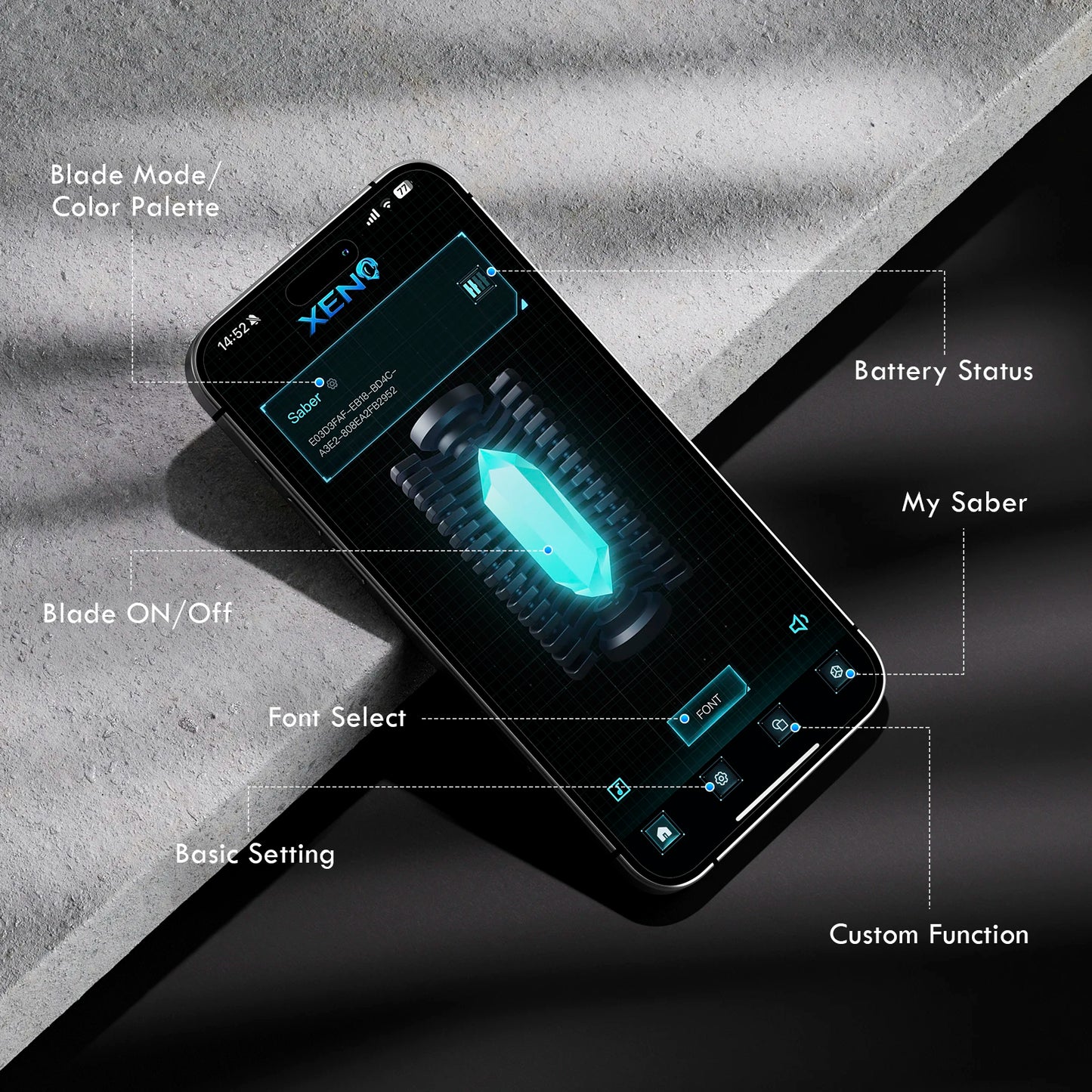 Lightsaber Pixel Sensitive Smooth Swing Bluetooth Light Sabers Force Heavy Dueling Metal Handle