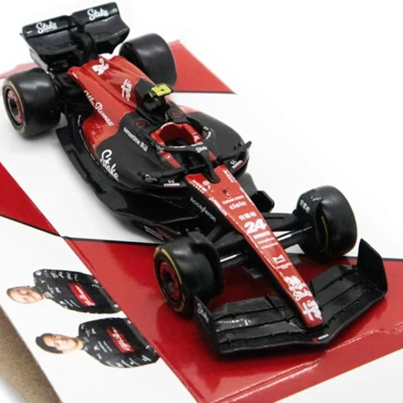 F1 COLLECTION 1:43 Aston Martin AMR23 Mercedes W14 Red Bull RB19 Miami GP Ferrari SF23 Alpine A523 F1 Model Formula Car Static Racing