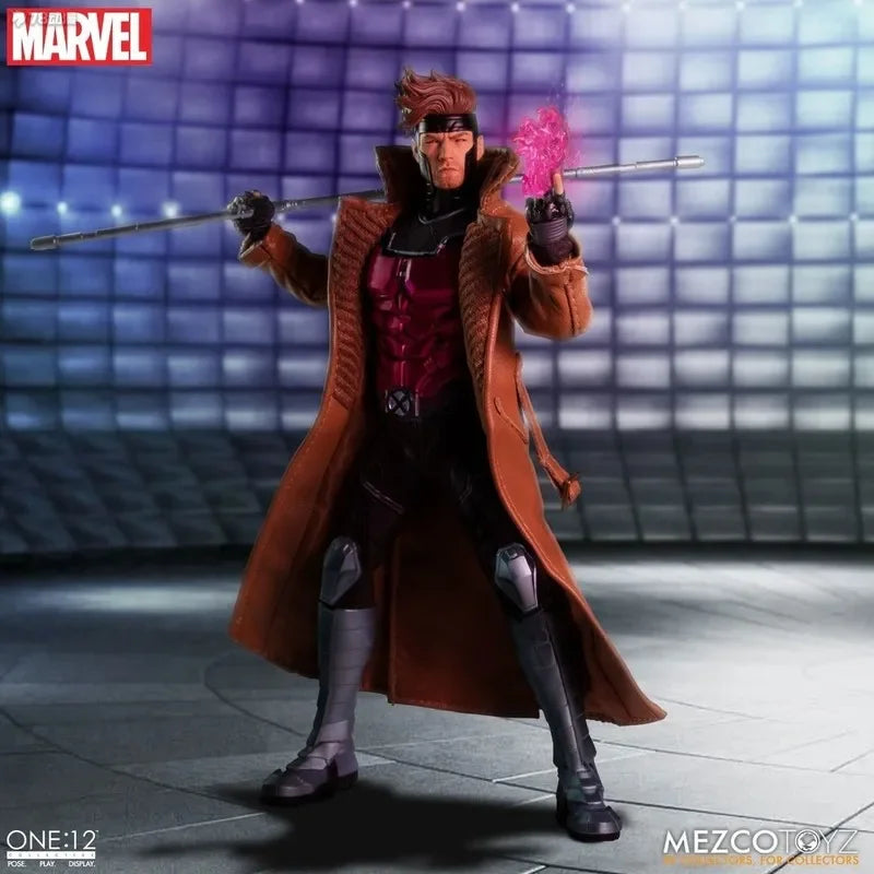 Marvel Mezco 1/12 Scale Classic American Tv Series X-Men Role Card King Full Set 6inch Action Figure Model Doll Birthday Gift