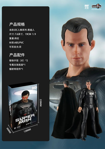 DC Originals Justice League Action Figure Superman Batman Wonder Woman Aquaman Mera Anime Figures Collectble Models Toys Gift