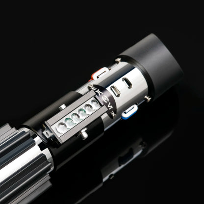 TXQSABER Darth Vader RGB Pixel heavy dueling laser sword Smooth Swing Metal Handle lightsaber Cosplay 12 Colors foc dueling