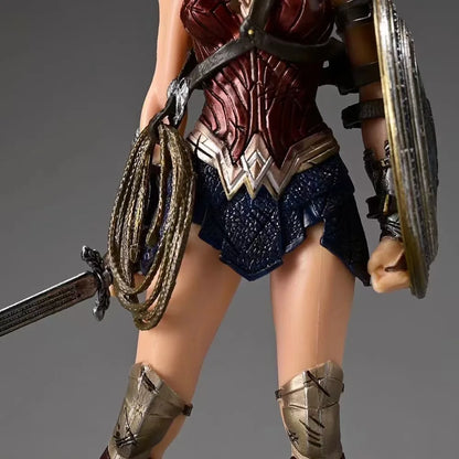 Justice League DC Statues Superman Batman Reloaded Wonder Woman Luminous Base Figure Model Ornament Decoration Gift