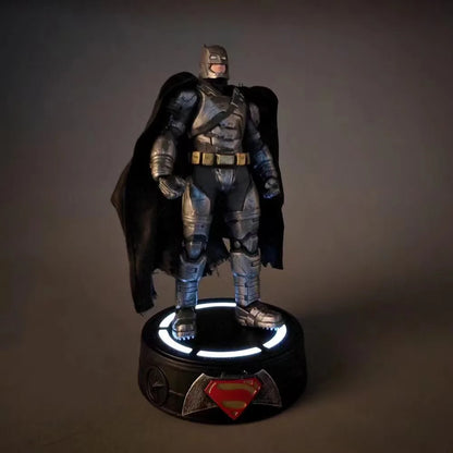 Justice League DC Statues Superman Batman Reloaded Wonder Woman Luminous Base Figure Model Ornament Decoration Gift