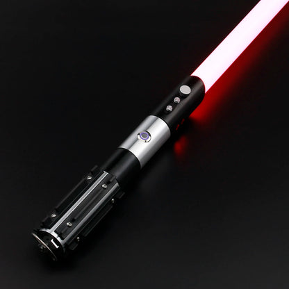 TXQSABER Darth Vader RGB Pixel heavy dueling laser sword Smooth Swing Metal Handle lightsaber Cosplay 12 Colors foc dueling