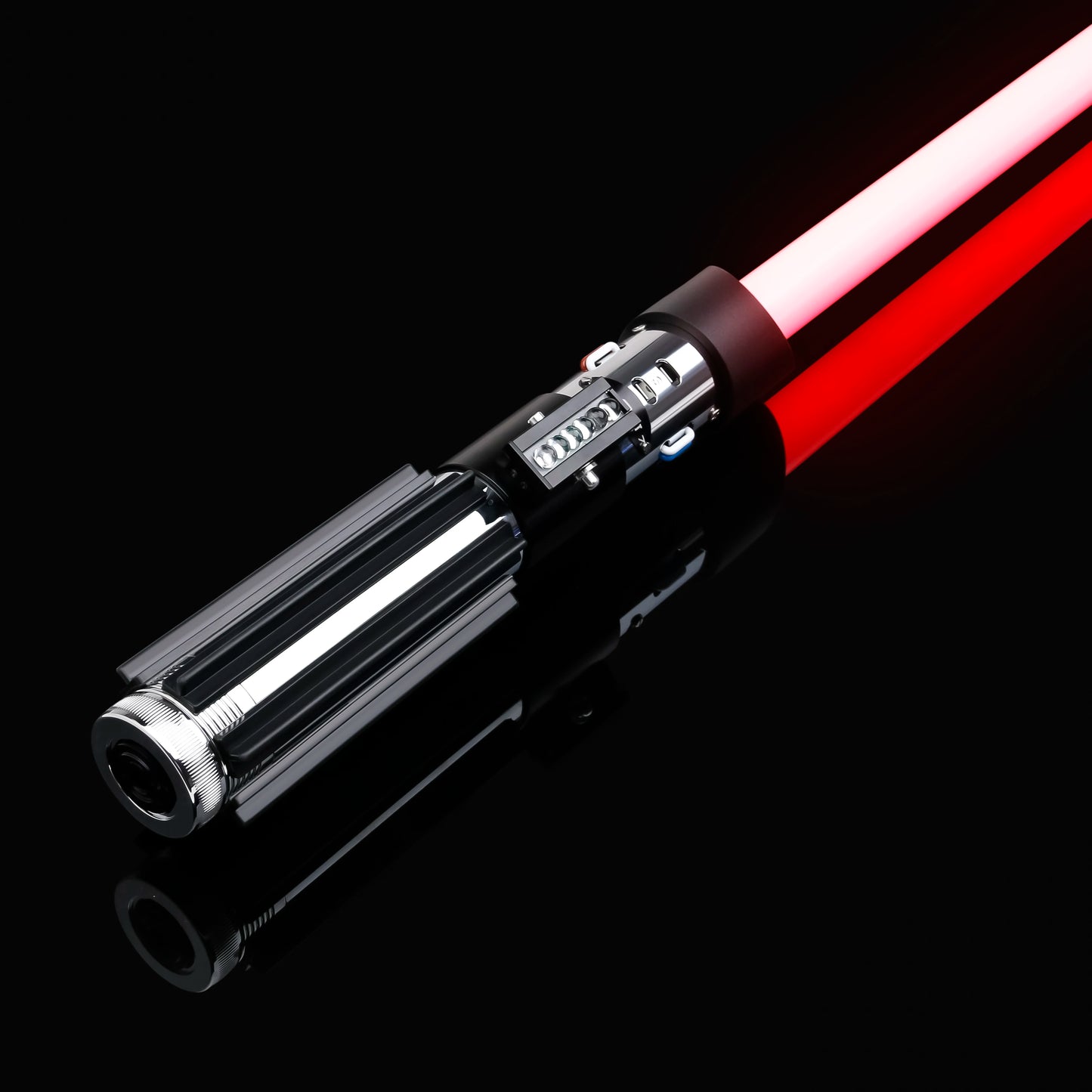 TXQSABER Darth Vader RGB Pixel heavy dueling laser sword Smooth Swing Metal Handle lightsaber Cosplay 12 Colors foc dueling
