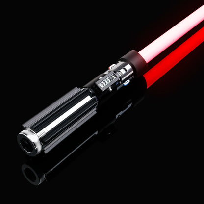 TXQSABER Darth Vader RGB Pixel heavy dueling laser sword Smooth Swing Metal Handle lightsaber Cosplay 12 Colors foc dueling